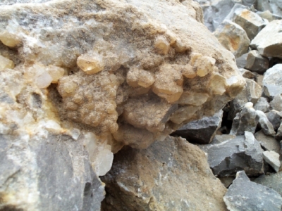 Calcite in Fundsituation.